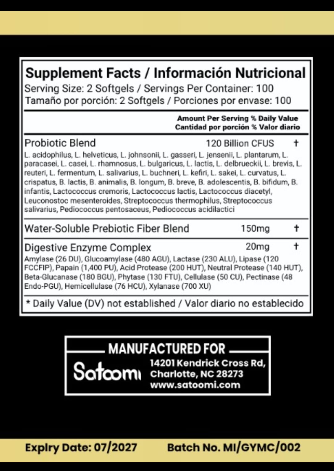 PREBIÓTICOS + PROBIÓTICOS